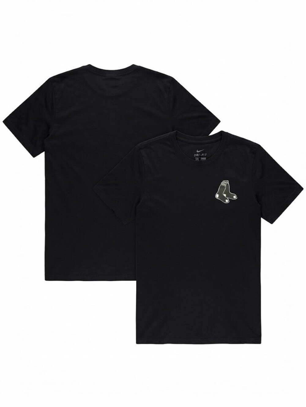 NIKE Black Performance T-shirt Boston Red Sox MLB Baseball Shirt Size L - A2034